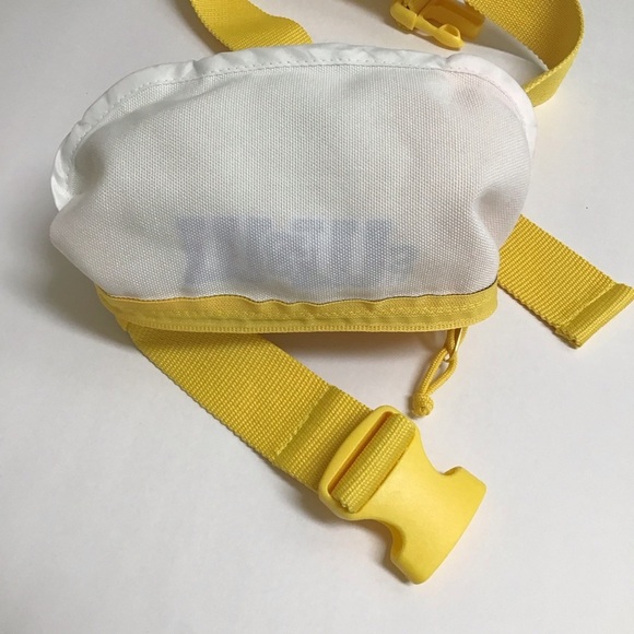 M&M’s Candy Fanny Pack Sling Belt Purse Yellow Rainbow Adjust Zip Adult Travel - Picture 8 of 13